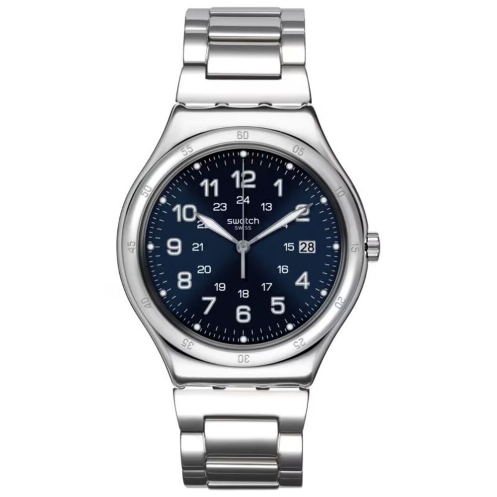 Swatch Men's Irony Big Classic Blue Dial Watch - YWS420GC